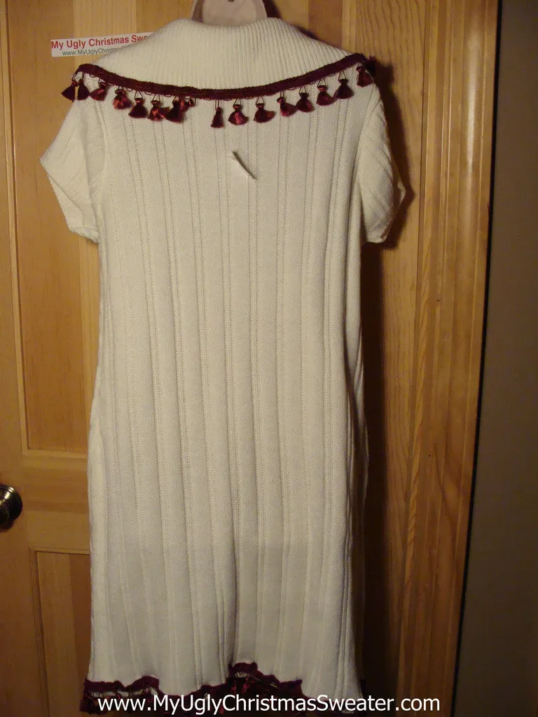 Ugly Christmas Sweater Party Tacky Dress with Lights (d70)
