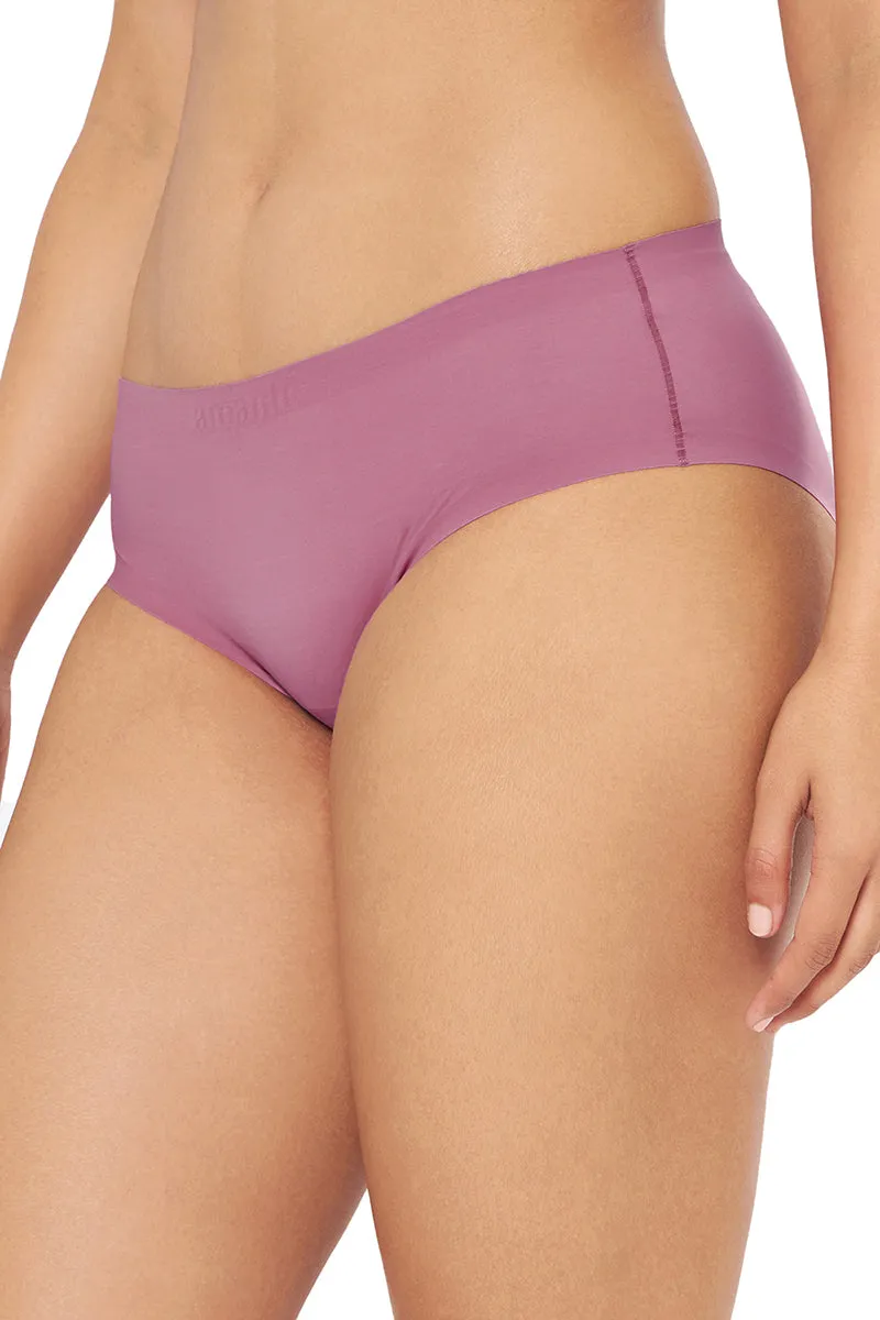 Vanish Solid Low Rise Hipster Seamless Panty - Mellow Mauve
